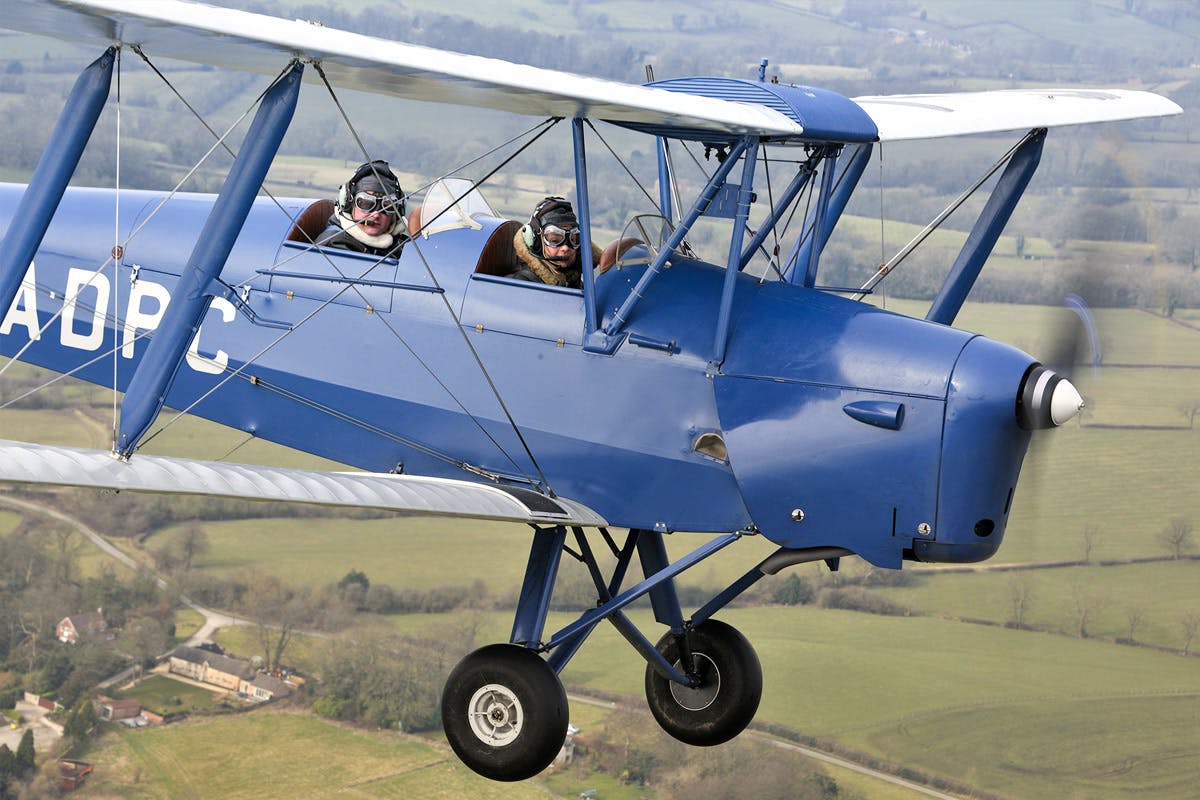 30 minute Tiger Moth Trial Lesson with Souvenir DVD