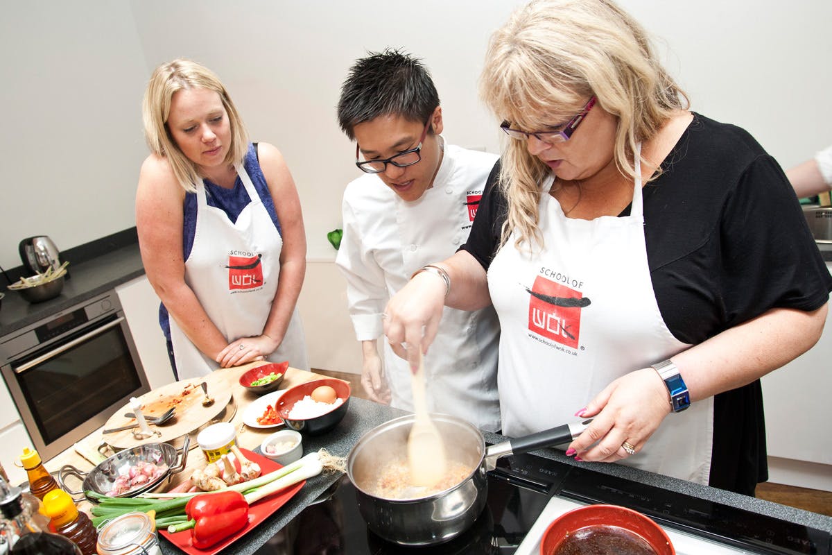 Cookery class at School.