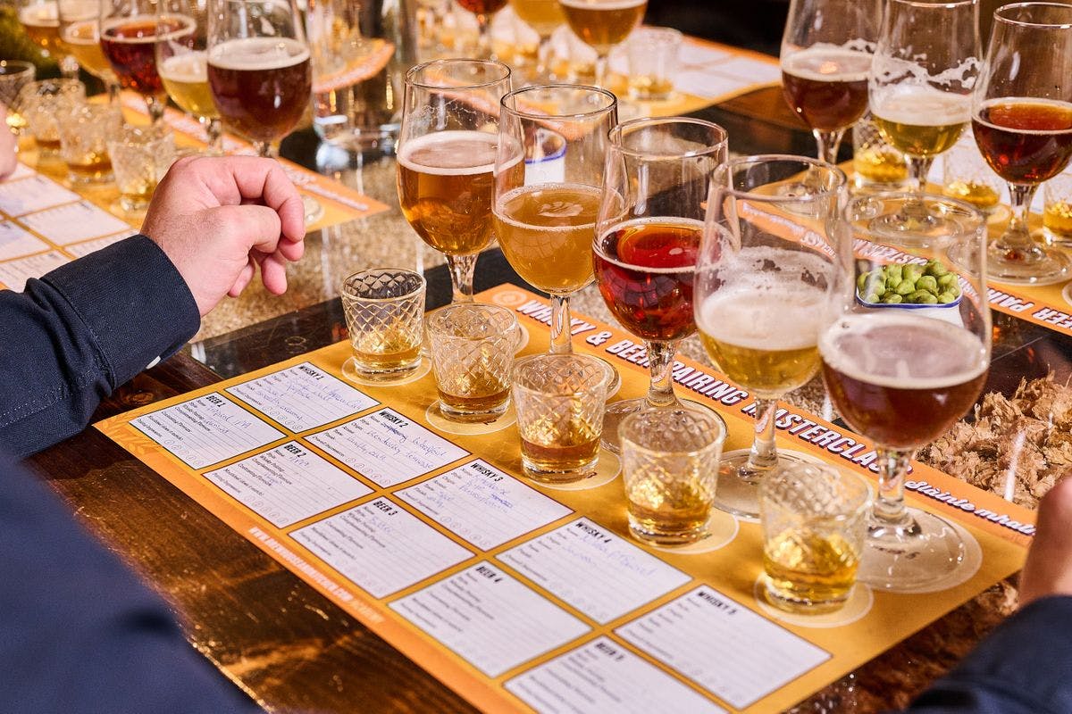 Beer Masterclass, Tastings with Gourmet Burger and Comedy Night for Two