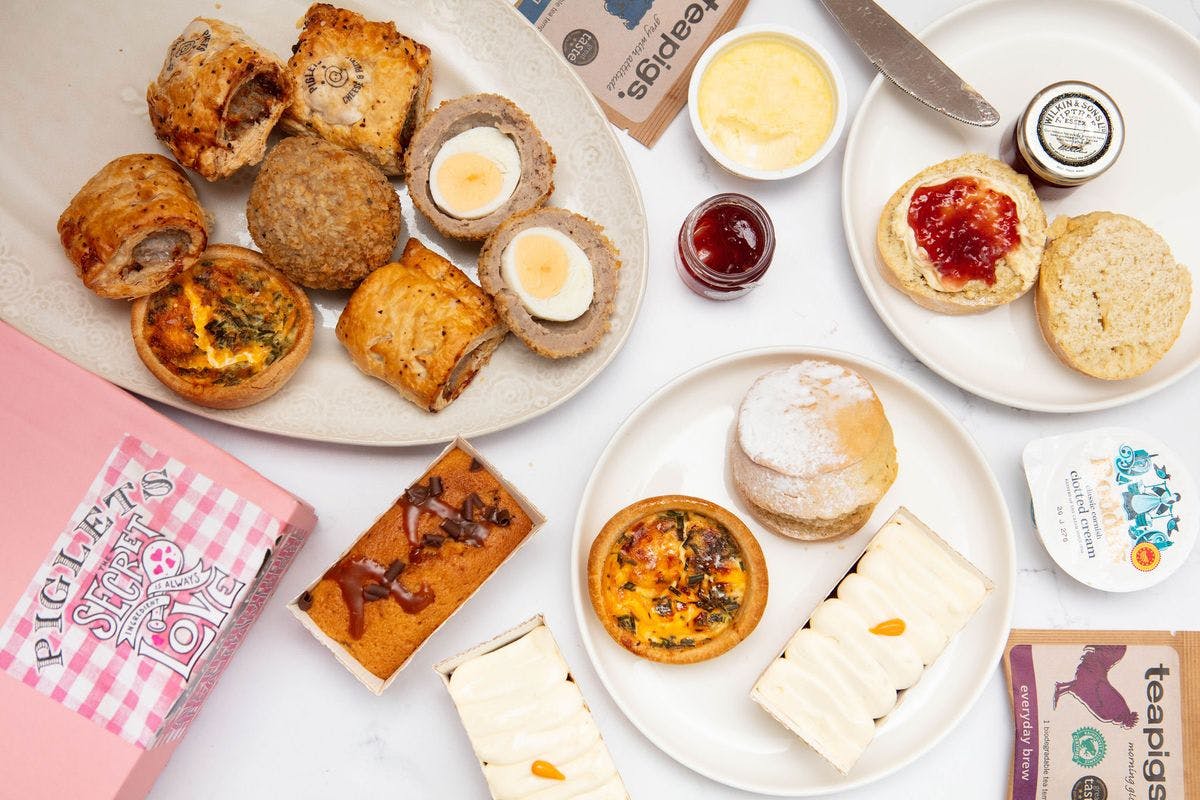 Classic Afternoon Tea for Two Home Delivered by Piglets Pantry