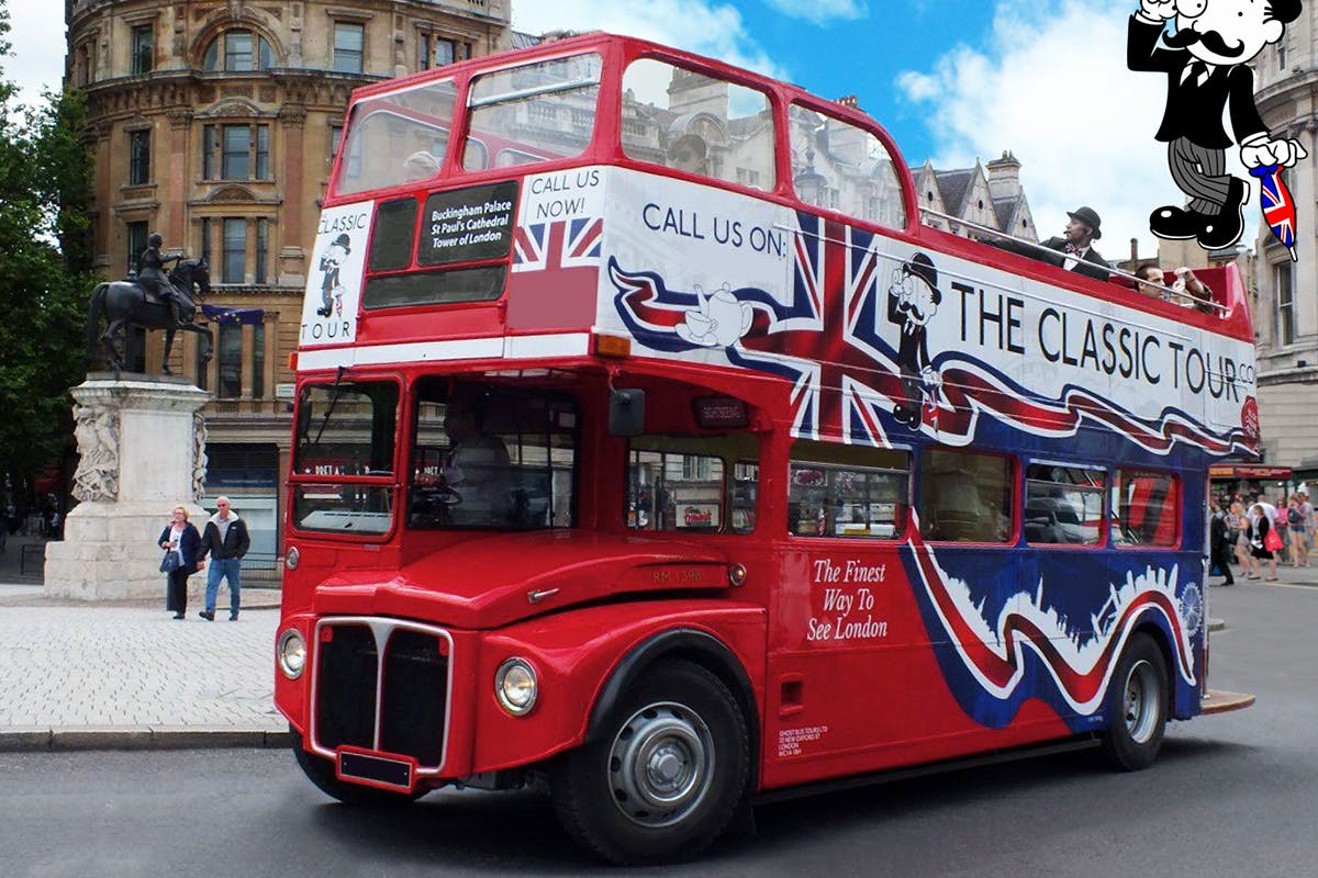 Classic Routemaster Bus Tour of London for Two