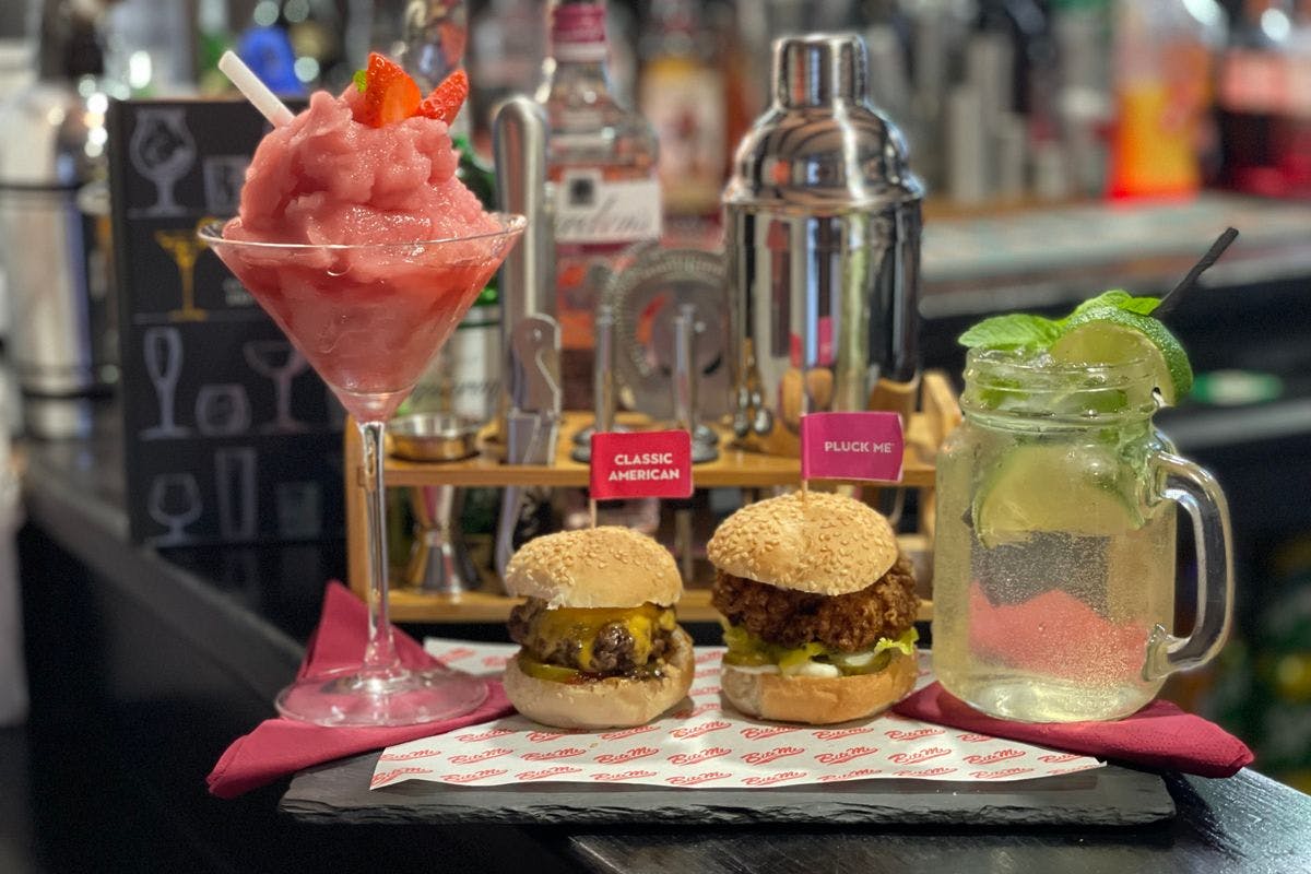 Cocktail Making Experience with Hot Bites for Two at Bite Me Burger