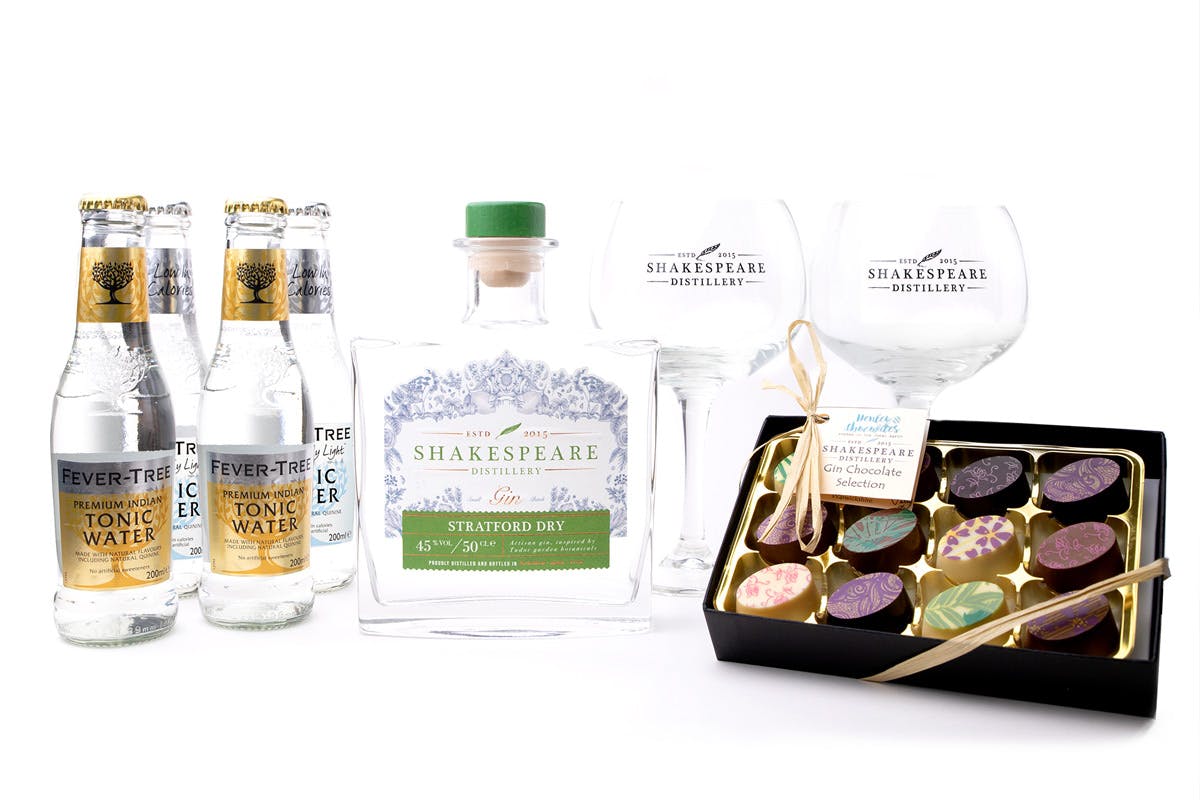 Emergency Craft Gin Kit and Truffles by Shakespeare Distillery