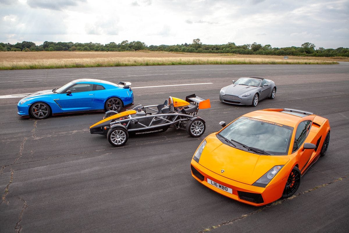 Four Car All Star Driving Experience with High Speed Passenger Ride