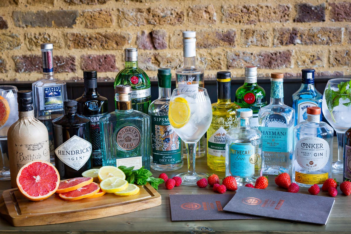 Gin Lover's Masterclass with Tastings and Meal for Two