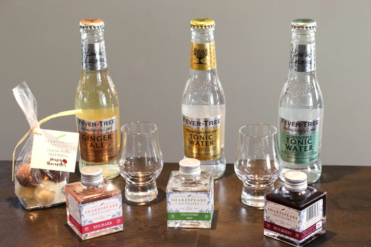 Home Gin Tasting Kit with Online Tutorial with Shakespeare Distillery