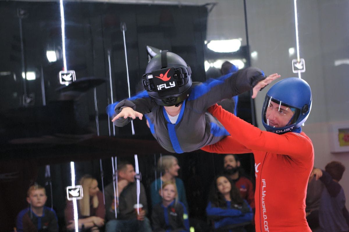 iFLY 360 VR Indoor Skydiving Experience at the O2, London