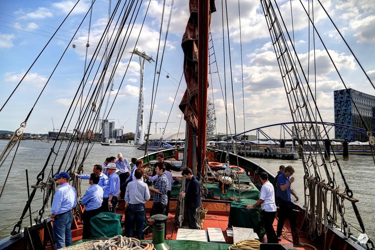 Immersive Tour on The Thames Sailing Barge and Lunch