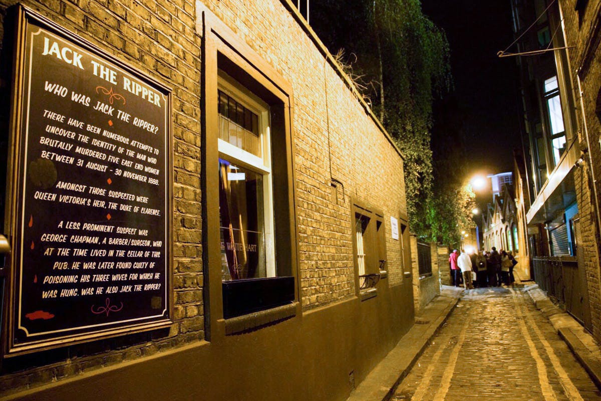 Jack the Ripper Walking Tour with Fish & Chip Supper for Two