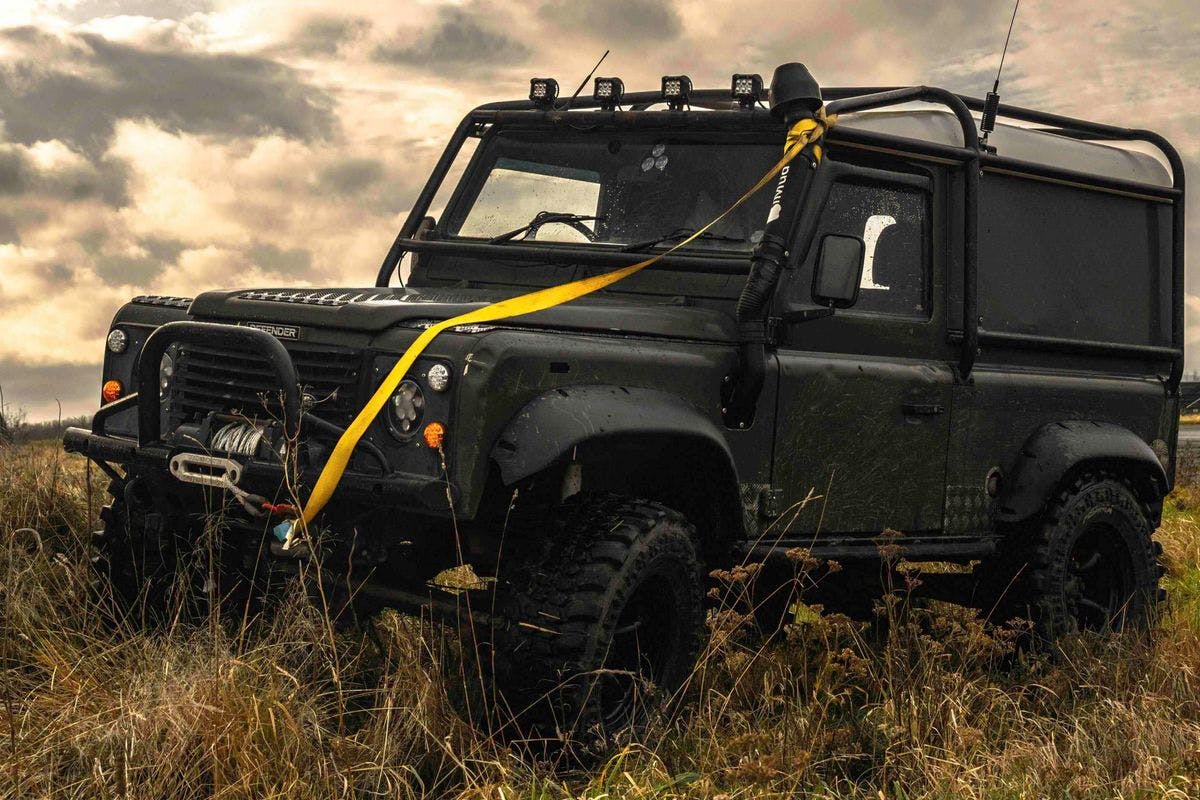 land rover defender trip around