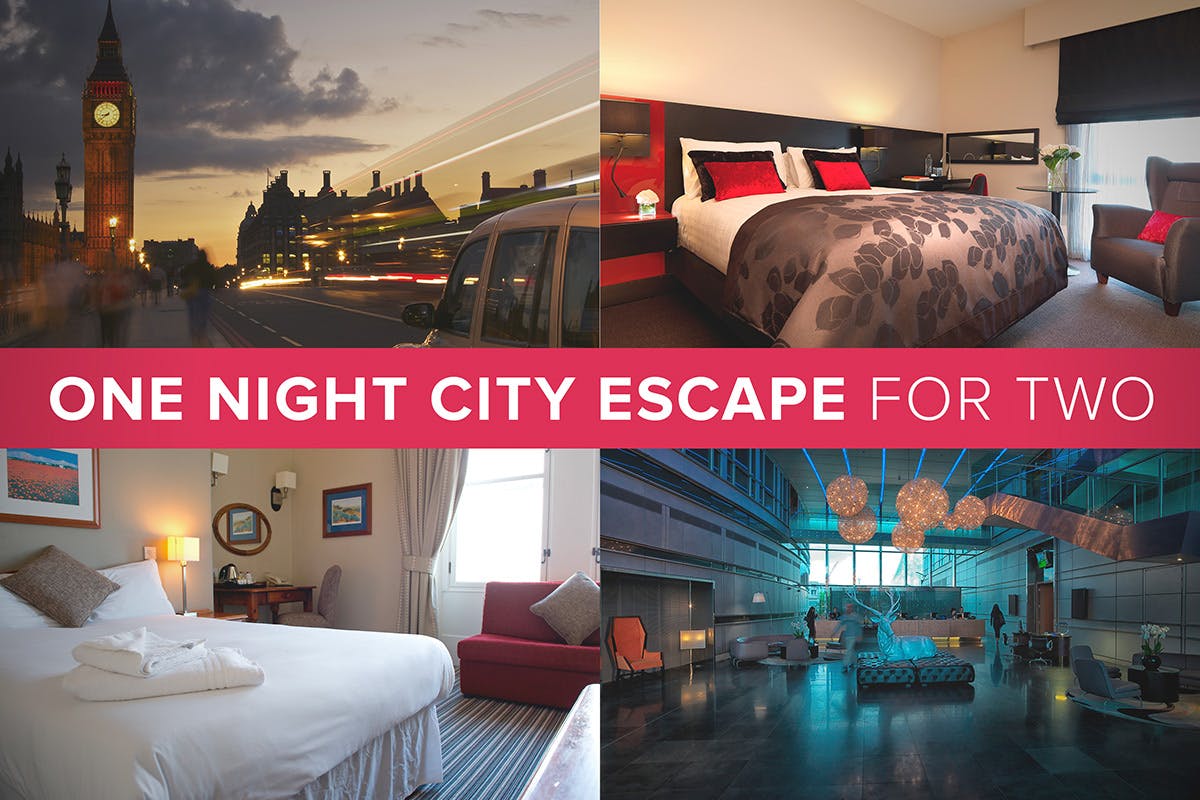One Night City Hotel Escape for Two