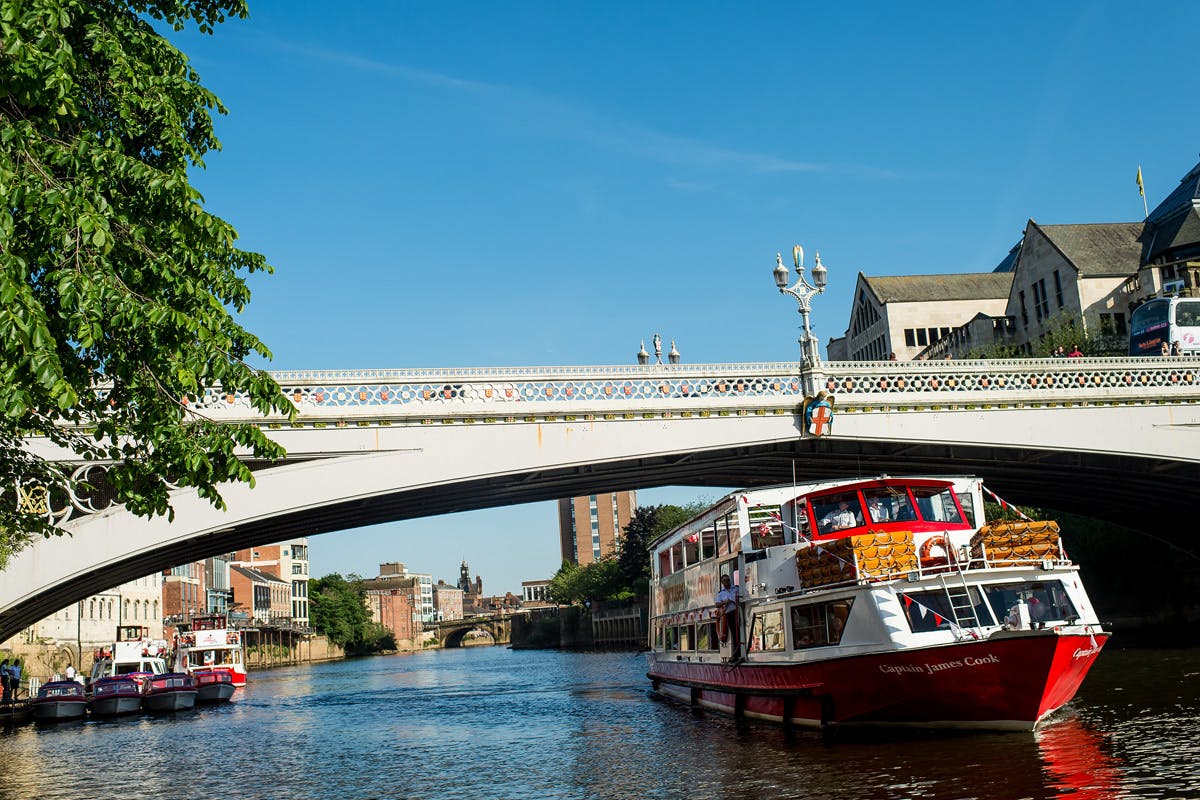 One Night City of York Break with River Ouse Lunch Cruise for Two