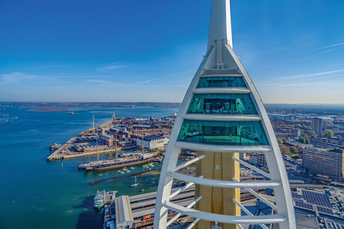One Night Inn Break and Visit to Emirates Spinnaker Tower with Afternoon Tea for Two