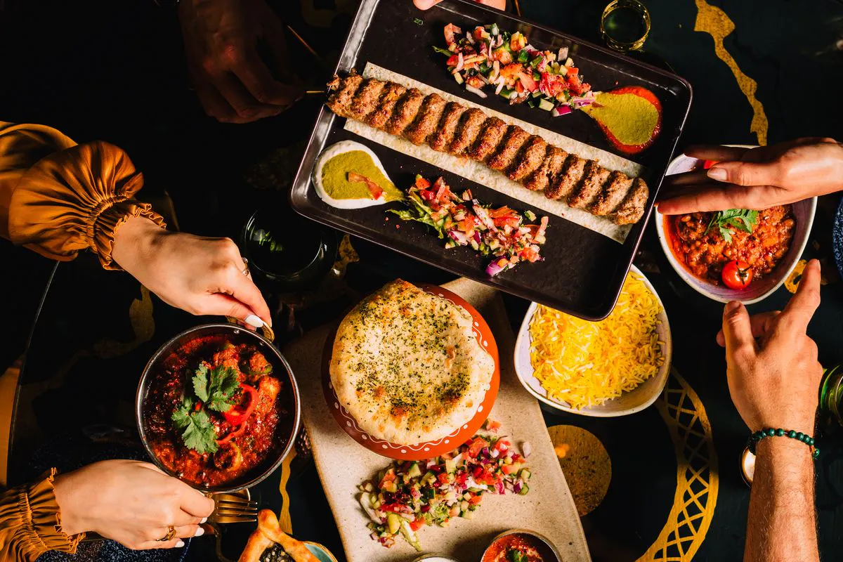 IndoPersian Three Course Lunch with Wine Pairing for Two at Qavali