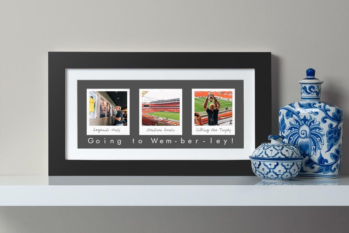 Personalised Remember The Days Three Image Wall Art