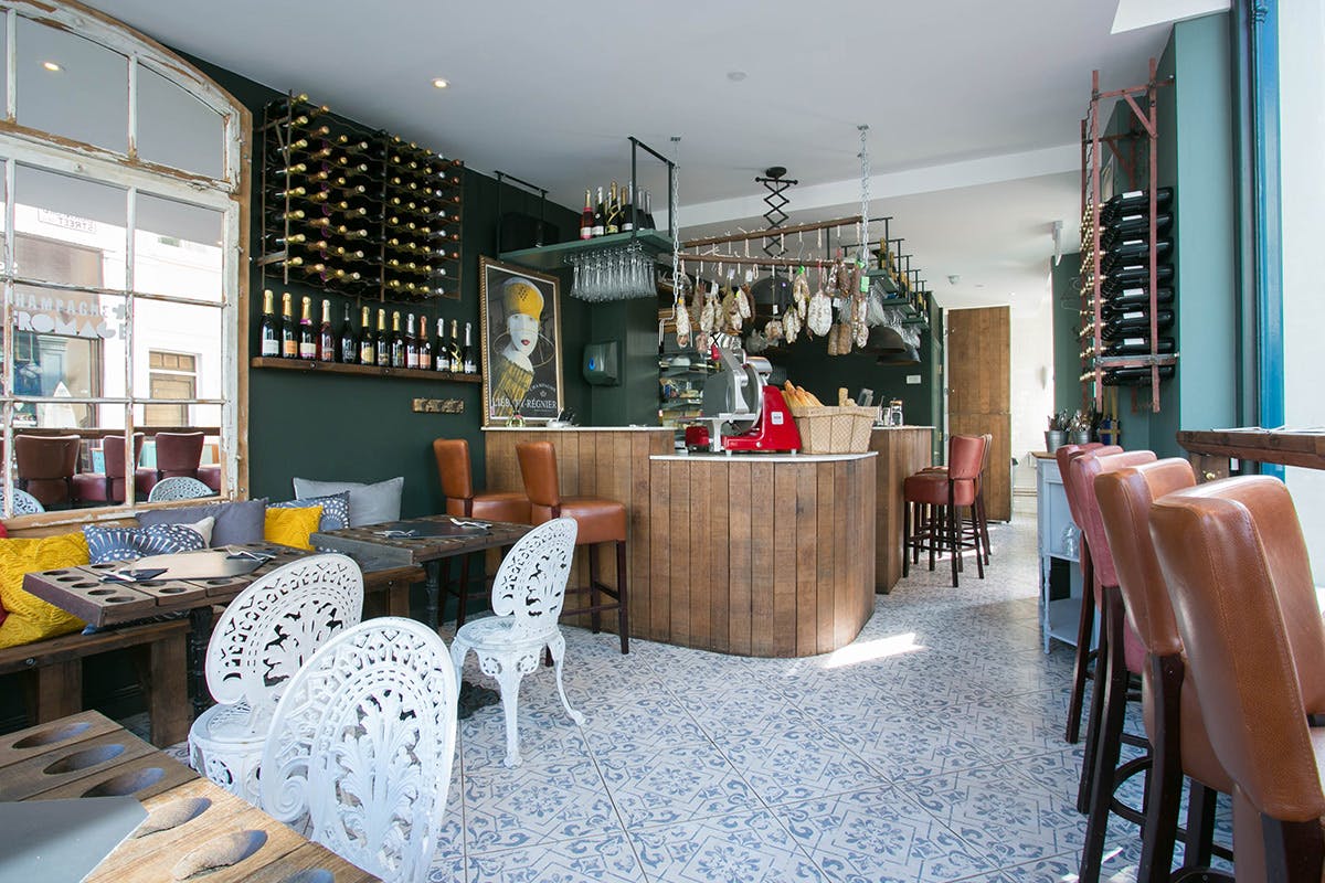 Pink Champagne Afternoon Tea for Two at a Champagne + Fromage Bistro