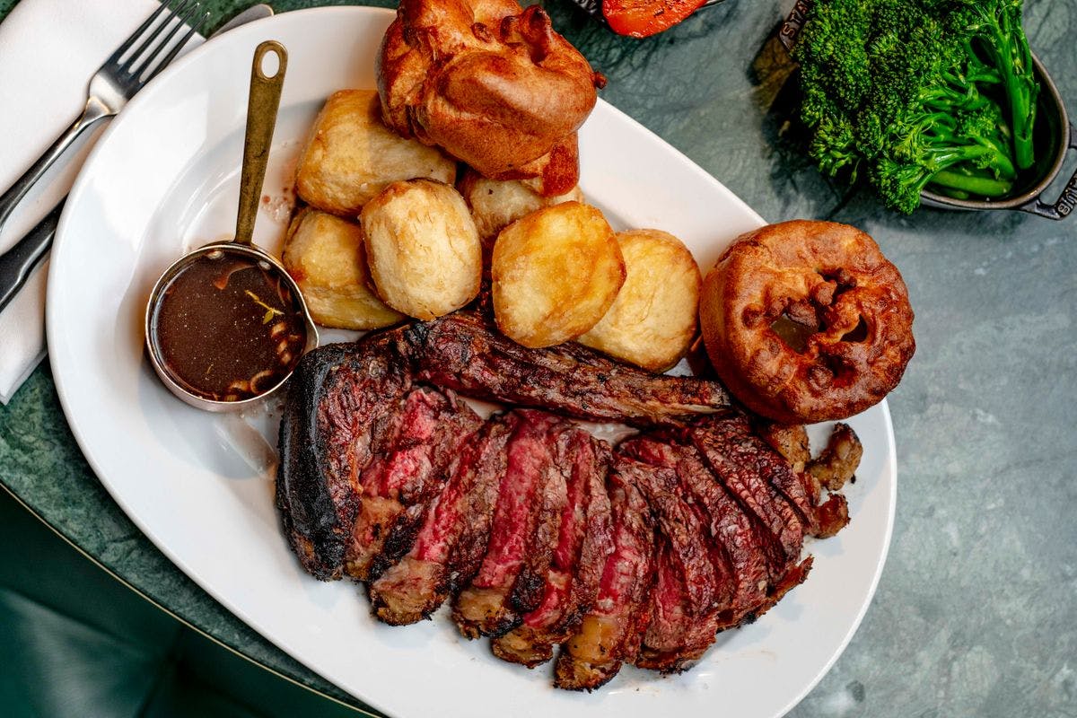 Sunday Roast with a Glass of Wine for Two at The Coal Shed, London