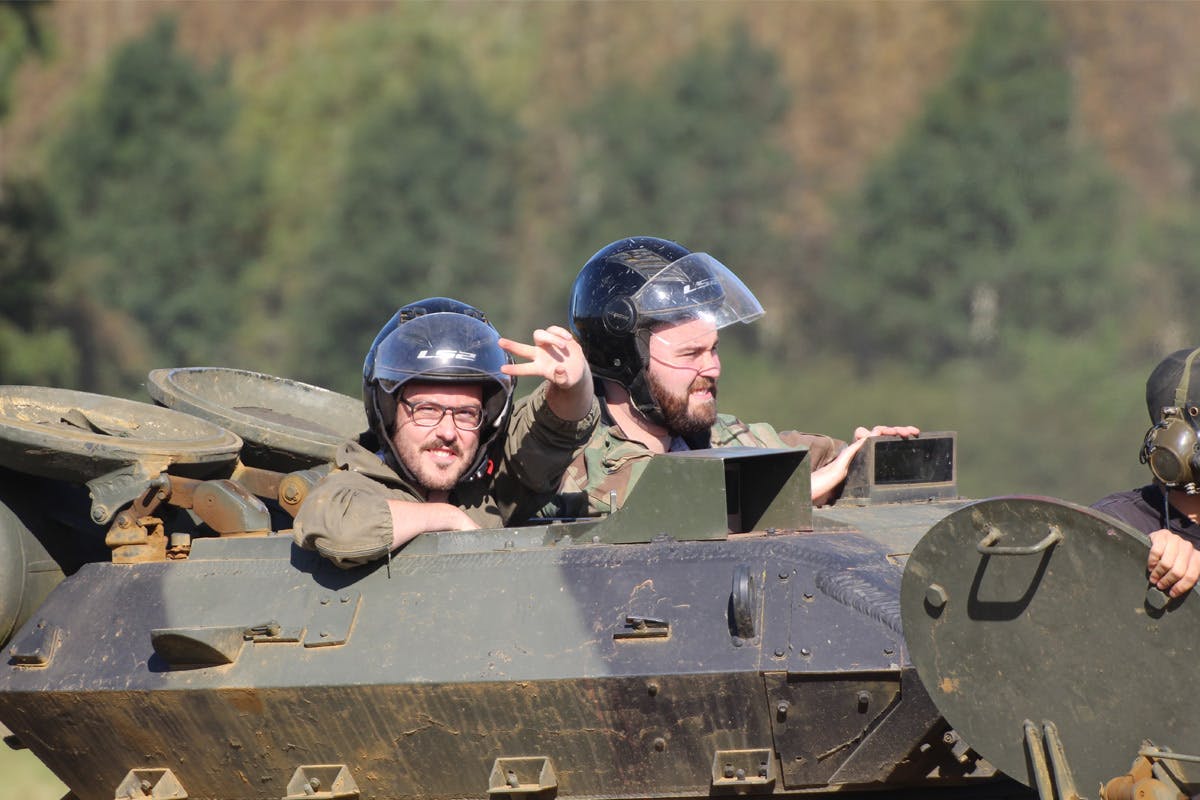 Tank Paintball Battle for Two