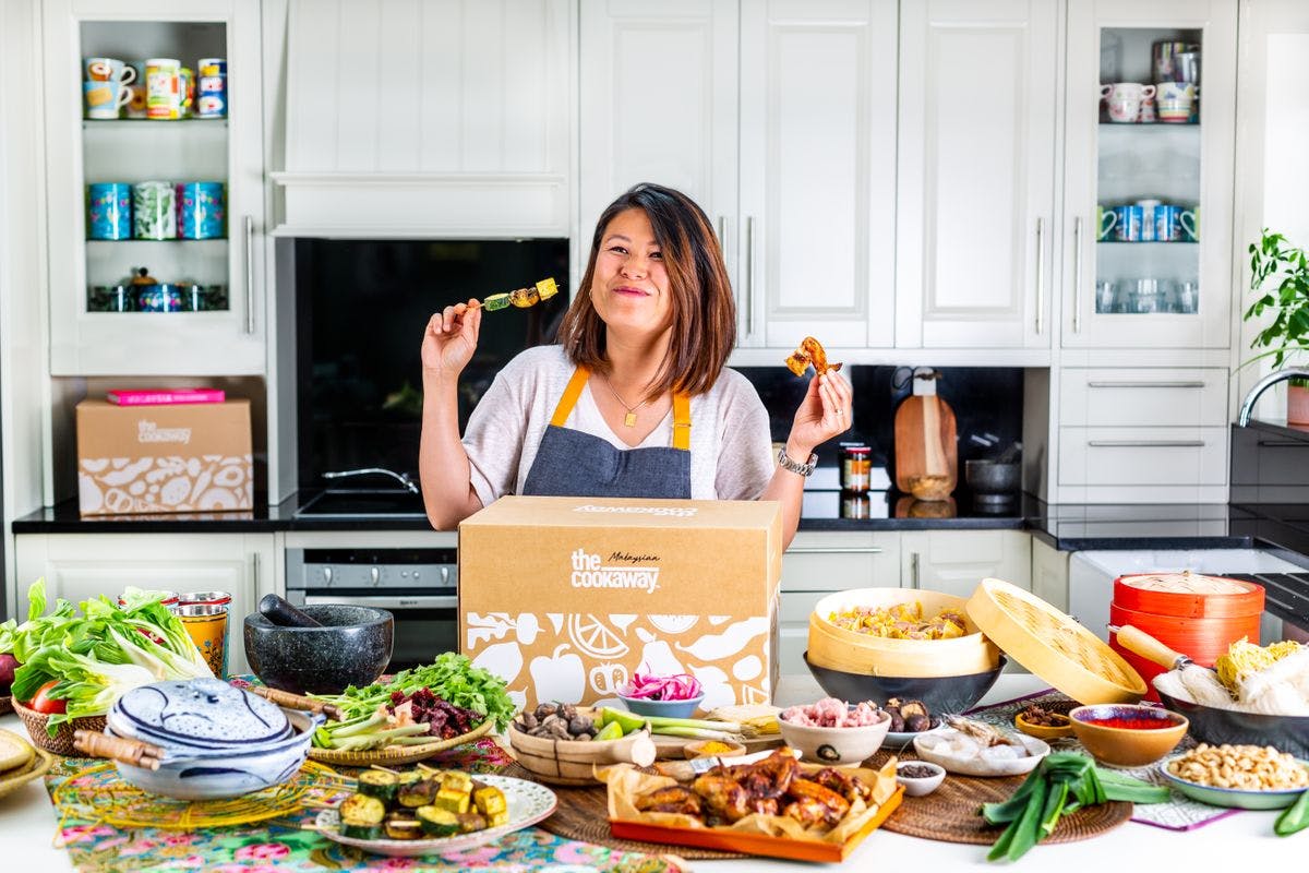 The Cookaway Mouth Watering Malaysian Food Recipe Box for Two Created by MasterChef Ping Coombes