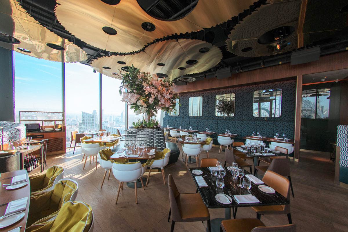 Three Course Lunch For Two At 20 Stories Rooftop Restaurant Manchester