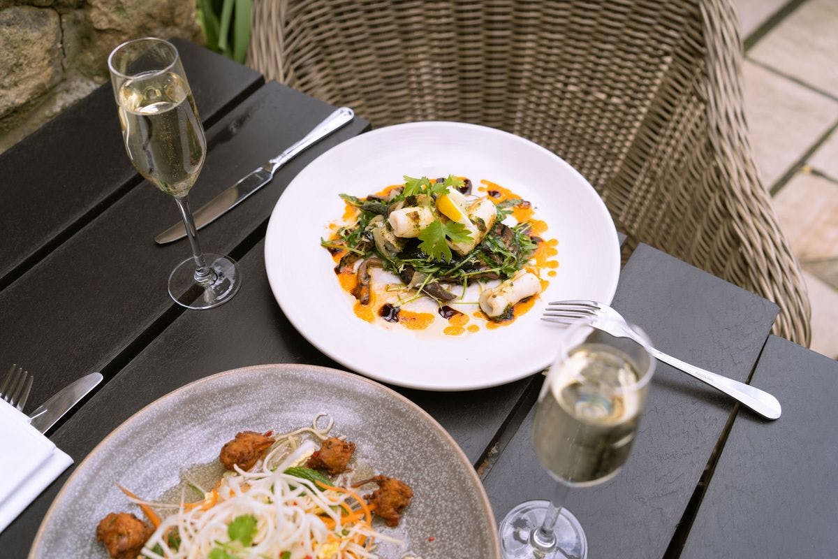 Two Course Meal with Prosecco for Two at Raymond Blanc’s White