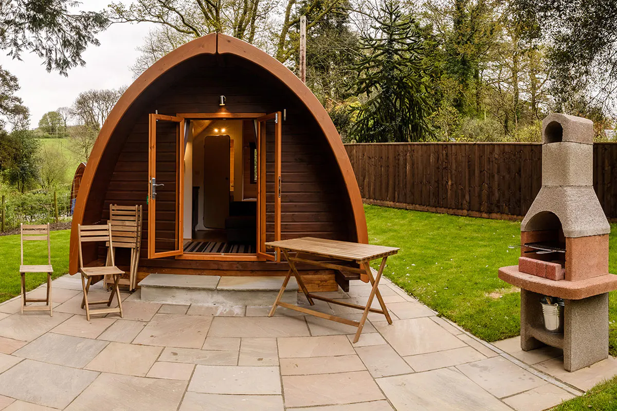 Two Night Mega Pod Glamping Break For Two At Langstone Manor Dartmoor