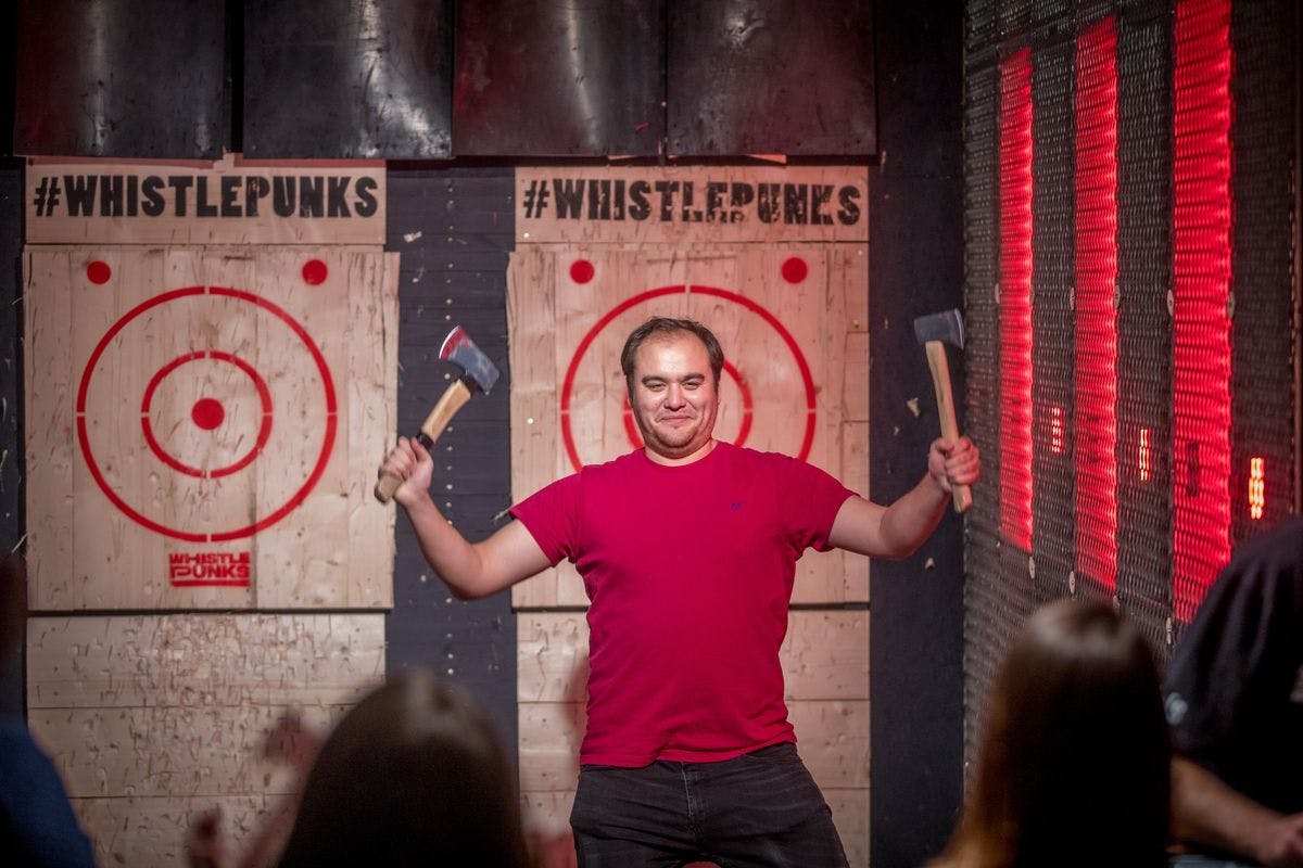 Urban Axe Throwing for Two at Whistle Punks Manchester or Bristol