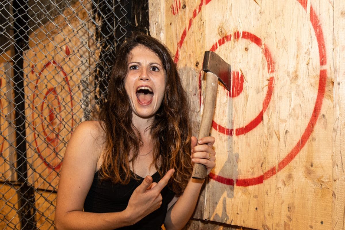 Urban Axe Throwing for Two at Whistle Punks, London