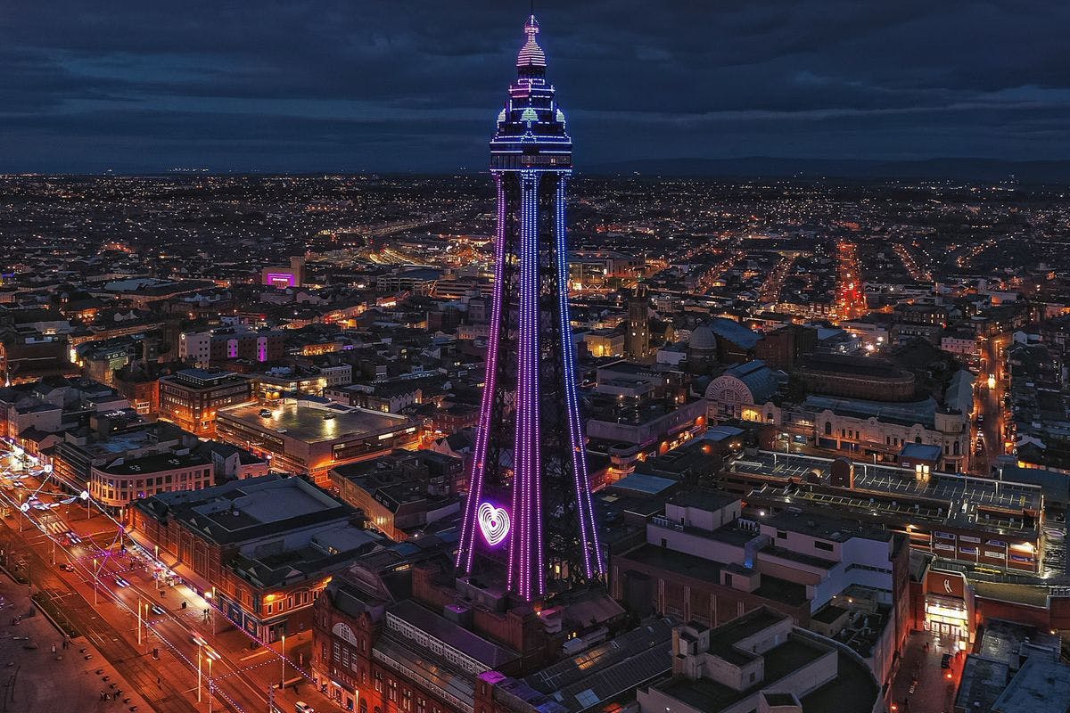 Visit to the Blackpool Tower Eye - Two Adults and Two Children