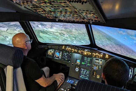 120 minute Airbus A320 Flight Simulator
