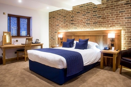 One Night Deluxe Break for Two with Dinner and Wine at Tewin Bury Farm Hotel