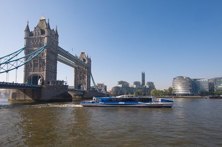 A Vintage Red London Bus Tour, London Eye and Thames Cruise for Two