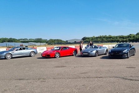 Blind Adapted Triple Supercar Driving Blast with Photo