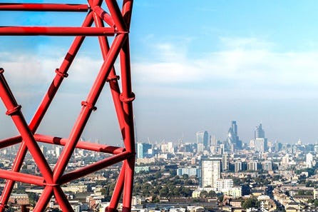 The ArcelorMittal Orbit Skyline Views with Cake and a Hot Drink for Two