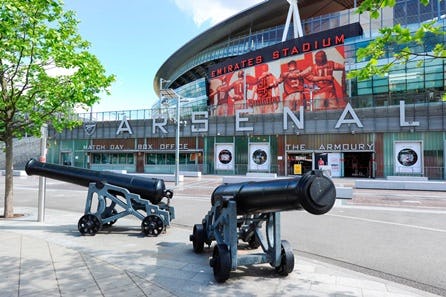 Emirates Stadium Tour and Three Course Meal at London's Shaka Zulu for Two
