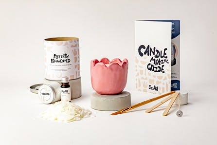 At Home Pottery Kit with Paint set by Sculpd