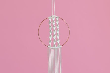 At Home Spiral Wall Hanging Kit with Online Tutorial
