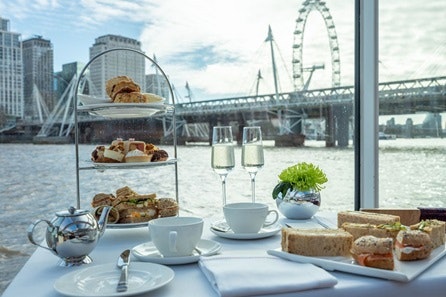Bateaux London Afternoon Tea Thames Cruise with Free-Flowing Champagne for Two