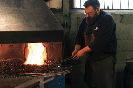 Blacksmith Forging Experience with Cider Tasting at The Oldfield Forge