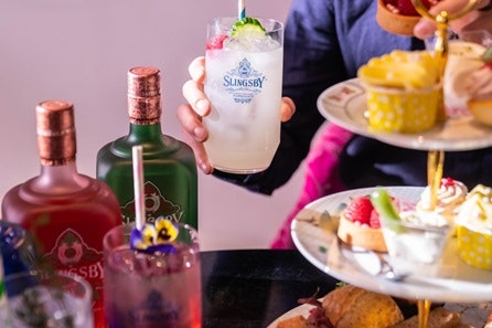 Bottomless Gin Cocktail Afternoon Tea for Two at Brigit's Bakery Covent Garden