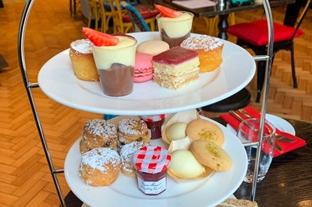 Champagne Afternoon Tea and Thames River Cruise for Two
