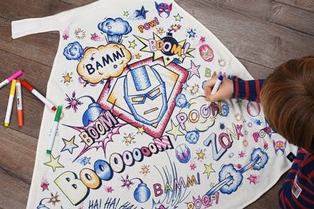Children's Colour-In Creative Kit - Super Hero Cape