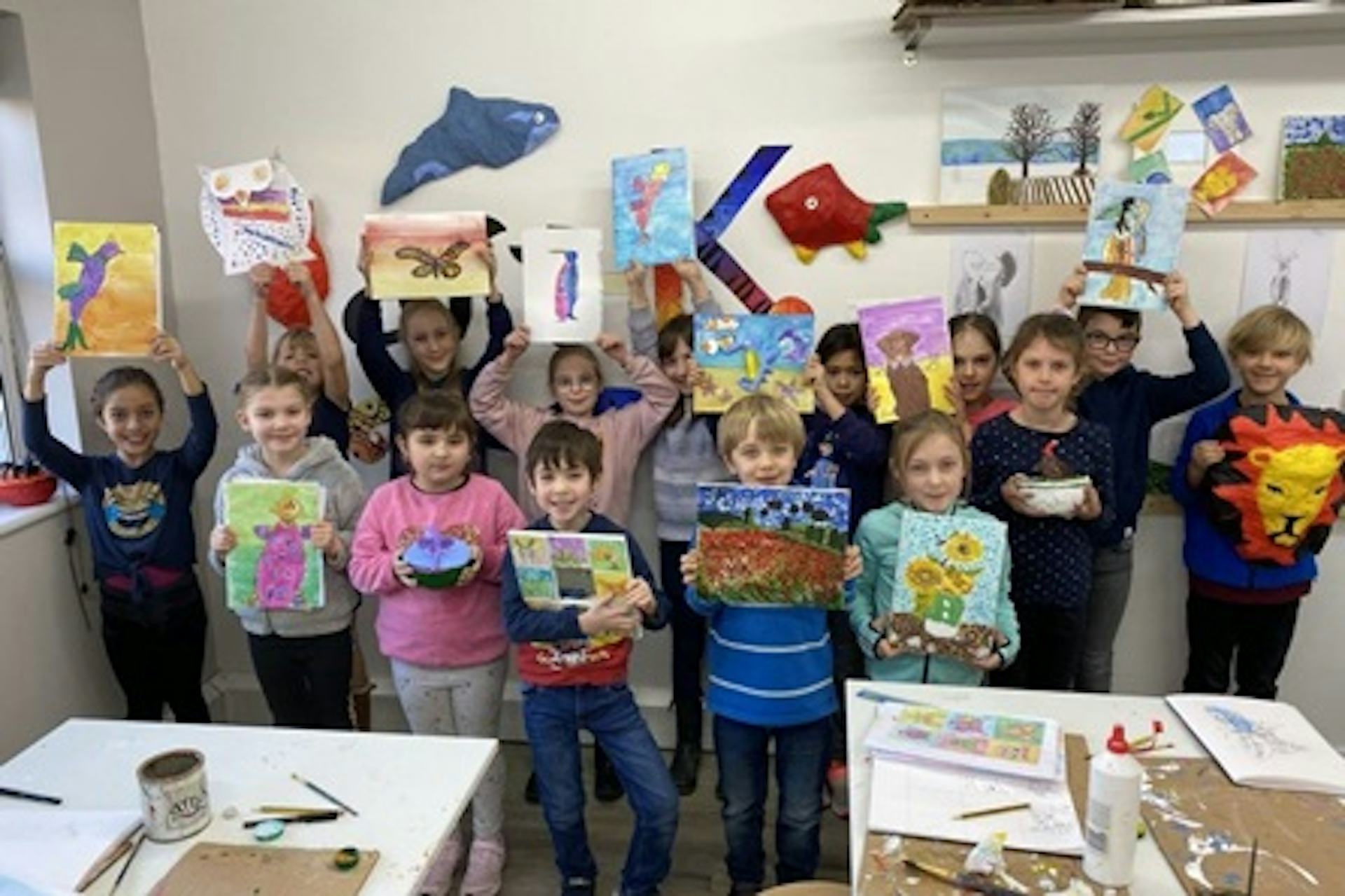 Children's Two Hour Art Workshop with Art-K - Virgin Experience Days