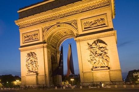 Day Trip to Paris by Eurostar with Premium Lunch for Two