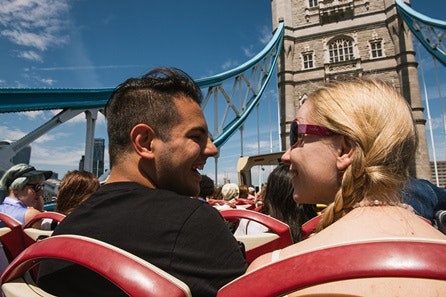 Explore London with Hop-On, Hop-Off Sightseeing Bus Tour and River Cruise for Two