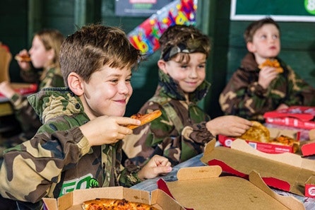 Forest Laser Tag Adventure with Pizza for Two