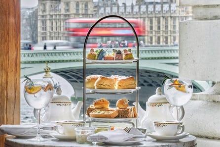 Free-Flowing Gin and Tonic Afternoon Tea at The County Hall Hotel, London