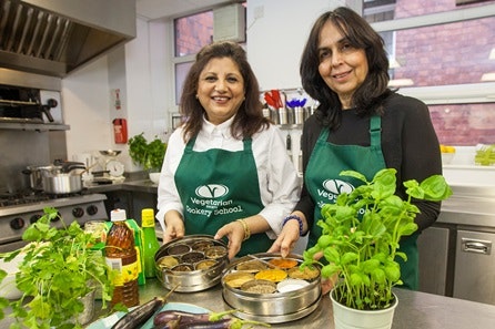 Full Day Essential Vegetarian Cookery Class with the Vegetarian Society