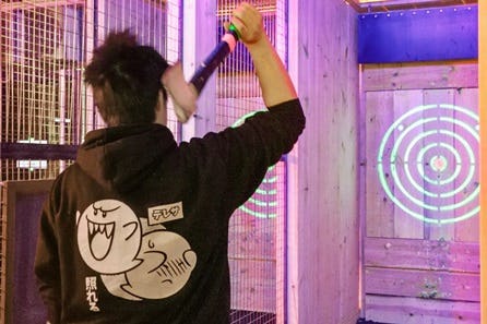 Glow UV Urban Axe Throwing for up to Six at Game of Throwing