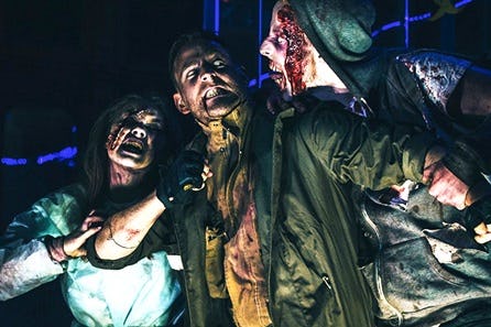 Immersive Zombie Infection Survival Experience for Two